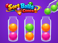 Gra Sort Balls Cones