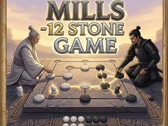 Gra Mills - 12 Stone Game 