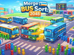 Gra Merge Bus Sort: 2048