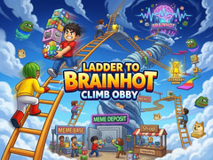 Gra Ladder to Brainhot: Climb Obby