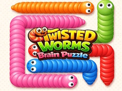 Gra Twisted worms Brain Puzzle