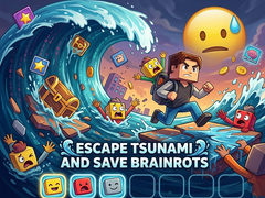 Gra Escape Tsunami and Save Brainrots
