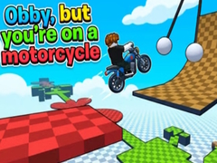 Gra Obby, but you're on a motorcycle