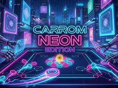 Gra Carrom Neon Edition
