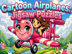 Gra Cartoon Airplanes: Jigsaw Puzzles