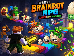 Gra Obby: Brainrot RPG Slasher & Loot Adventure