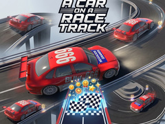 Gra A Car on a Race Track