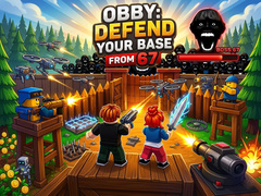 Gra Obby: Defend your base from 67