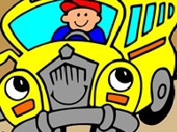 Gra School Bus Puzzle