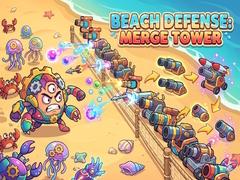 Gra Beach Defense: Merge Tower