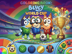 Gra Coloring Book: Bluey World Cup