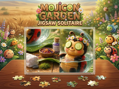 Gra Mojicon Garden Jigsaw Solitaire!
