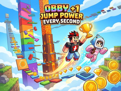 Gra Obby +1 Jump Power Every Second