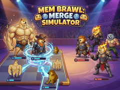 Gra Mem Brawl: Merge Simulator