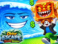 Gra Obby Escape from Tsunami Brainrot