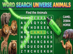 Gra Word Search Universe Animals