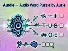 Gra Aurdle — Audio Word Puzzle by Auzle