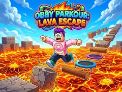 Gra Obby Parkour: Lava Escape