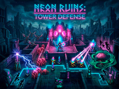 Gra Neon Ruins: Tower Defense