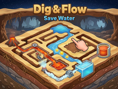 Gra Dig & Flow - Save Water