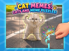 Gra Cat Memes: Cats and Meme Puzzles!