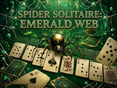 Gra Spider Solitaire: Emerald Web