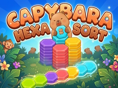 Gra Capybara Hexa Sort