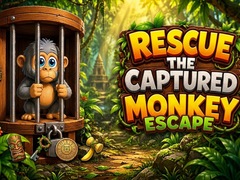 Gra Rescue the Captured Monkey Escape
