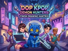 Gra DOP KPop Demon Hunters: Finish Drawing Hantrix