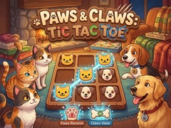 Gra Paws & Claws Tic Tac Toe