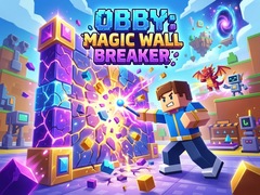 Gra Obby: Magic Wall Breaker