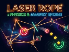 Gra Laser Rope : Physics & Magnet Engine