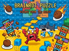 Gra Brainrot Puzzle: Escape from the Beach