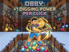 Gra Obby: +1 Digging Power per Click