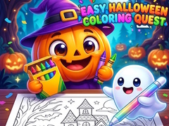 Gra Easy Halloween Coloring Quest