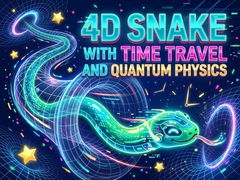 Gra 4D Snake with Time travel and Quantum Physics