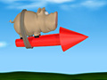 Gra Pig on the Rocket