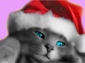 Gra Santa Cat Puzzle