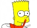 Gra Coloring Bart Simpson
