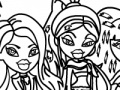 Gra Bratz Online Coloring Game