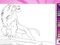 Gra Lion King Online Coloring Game
