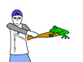 Gra Frog Batting