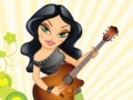 Gra Cute Guitar Girl Dressup