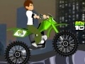 Gra Ben 10 on a motorcycle