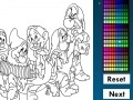 Gra Seven Dwarfs Online Coloring Game
