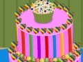 Gra Candyland cake decor
