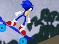 Gra Sonic on the skateboard