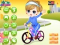 Gra The Little Girl Learn Bicycle