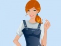 Gra Paint girl dressup