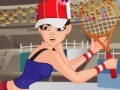 Gra Tennis sporty girl
